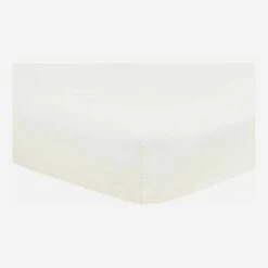Habitat Drap Housse En Lin - 180 X 200 Cm - Blanc -meubles boutique drap housse en lin 180 x 200 cm blanc 1087045 1