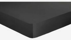 Habitat Drap Housse En Satin De Coton - 160 X 200 Cm - Gris -meubles boutique drap housse en satin de coton 160 x 200 cm gris 1116899 2