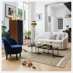 Habitat Canapé 2 Places En Tissu Bouclette - Beige 10 Habitat Canapé 2 Places En Tissu Bouclette - Beige -meubles boutique elise canape 3 places beige 8822745