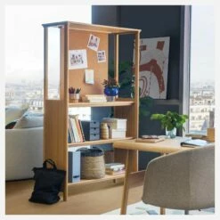 Habitat Etagère Haute En Chêne -meubles boutique etagere haute de bureau 10395297