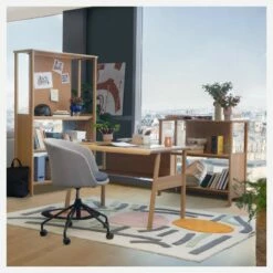 Habitat Etagère Haute En Chêne -meubles boutique etagere haute de bureau 10395299