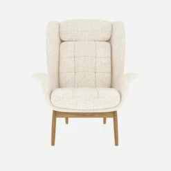 Habitat Fauteuil En Tissu Bormio - Blanc Albâtre -meubles boutique fauteuil en cuir savoy cognac et tissu bormio blanc albatre 10374625 1