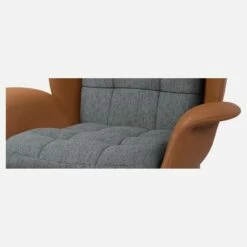 Habitat Fauteuil En Cuir Savoy Cognac Et Tissu Copparo - Gris Ardoise 10 Habitat Fauteuil En Cuir Savoy Cognac Et Tissu Copparo - Gris Ardoise -meubles boutique fauteuil en cuir savoy cognac et tissu copparo gris 1309965