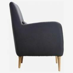 Habitat Fauteuil En Tissu - Gris Anthracite - Pieds En Chêne 10 Habitat Fauteuil En Tissu - Gris Anthracite - Pieds En Chêne -meubles boutique fauteuil en tissu gris anthracite pieds en chene 1222359