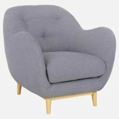 Habitat Fauteuil En Tissu Gris - Design By Adrien Carvès -meubles boutique fauteuil en tissu gris design by adrien carves 1098473