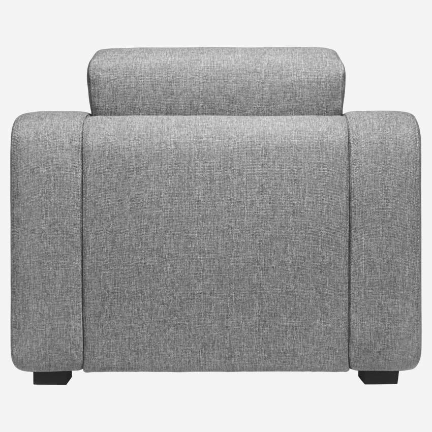 Habitat Fauteuil En Tissu - Gris 4 Habitat Fauteuil En Tissu - Gris – Image 4