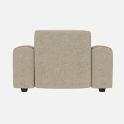 Habitat Fauteuil En Tissu Lucca - Blanc Mastic -meubles boutique fauteuil en tissu lucca blanc mastic 12851521