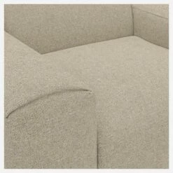 Habitat Fauteuil En Tissu Lucca - Blanc Mastic -meubles boutique fauteuil en tissu lucca blanc mastic 12851525