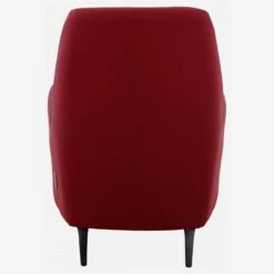Habitat Fauteuil En Tissu - Rouge - Pieds Foncés -meubles boutique fauteuil en tissu rouge pieds fonces 1222463