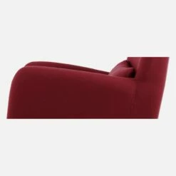 Habitat Fauteuil En Tissu - Rouge - Pieds Foncés -meubles boutique fauteuil en tissu rouge pieds fonces 1222475