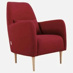 Habitat Fauteuil En Tissu - Rouge 7 Habitat Fauteuil En Tissu - Rouge -meubles boutique fauteuil en tissu rouge 1093861