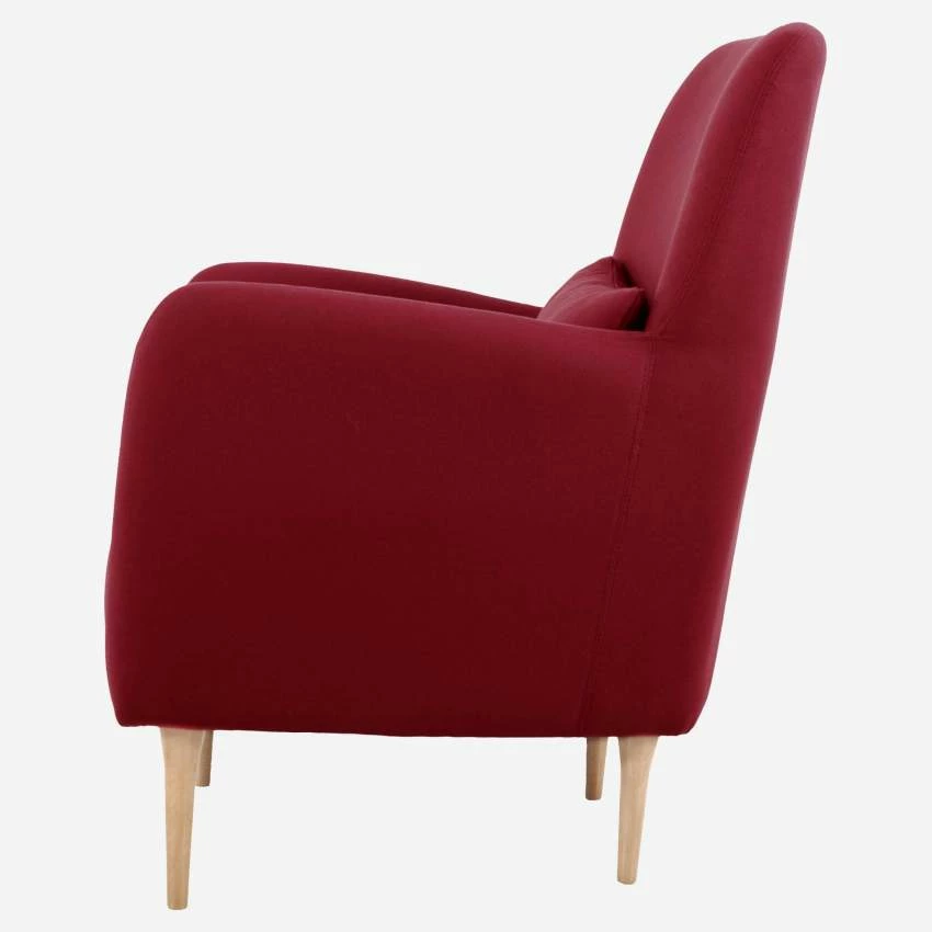 Habitat Fauteuil En Tissu - Rouge 3 Habitat Fauteuil En Tissu - Rouge – Image 3