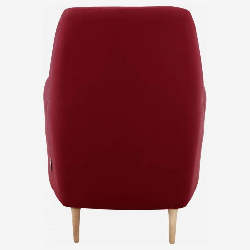 Habitat Fauteuil En Tissu - Rouge 4 Habitat Fauteuil En Tissu - Rouge – Image 4