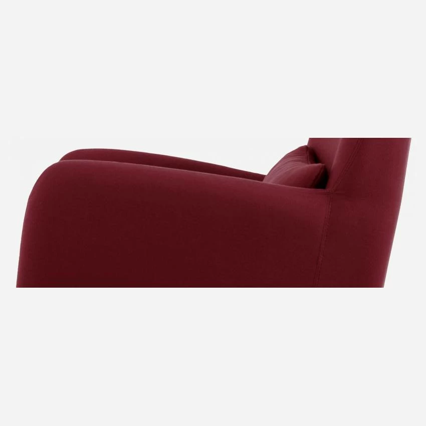 Habitat Fauteuil En Tissu - Rouge 5 Habitat Fauteuil En Tissu - Rouge – Image 5