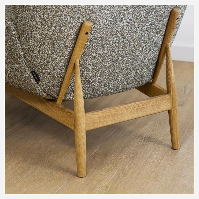 Habitat Fauteuil En Tissu Venezia - Vert Lichen 6 Habitat Fauteuil En Tissu Venezia - Vert Lichen – Image 6