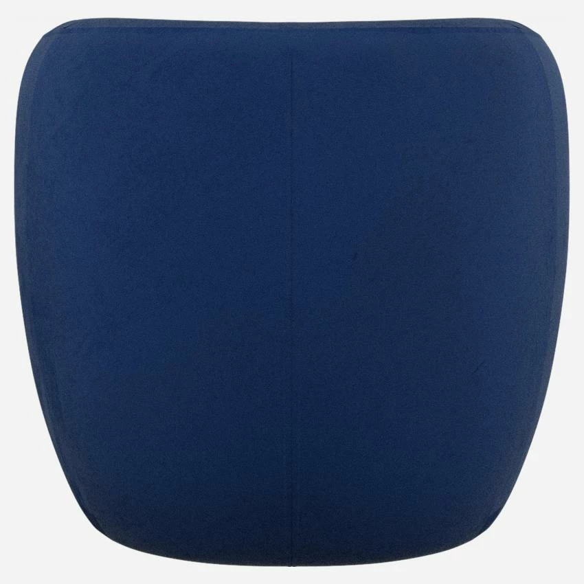 Habitat Fauteuil En Velours - Bleu 3 Habitat Fauteuil En Velours - Bleu – Image 3
