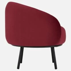 Habitat Fauteuil En Velours - Bordeaux - Design By Adrien Carvès -meubles boutique fauteuil en velours bordeaux design by adrien carves 1329497