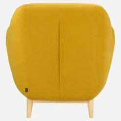 Habitat Fauteuil En Velours Jaune Moutarde - Design By Adrien Carvès -meubles boutique fauteuil en velours jaune moutarde design by adrien carves 1238671