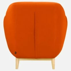 Habitat Fauteuil En Velours - Orange - Design By Adrien Carvès -meubles boutique fauteuil en velours orange design by adrien carves 1254401