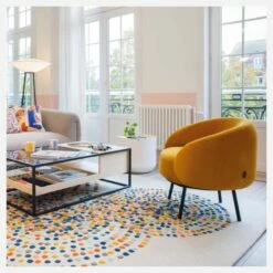 Habitat Fauteuil En Velours - Rouge - Design By Adrien Carvès -meubles boutique fauteuil en velours rouge design by adrien carves 1333371