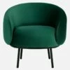 Habitat Fauteuil En Velours - Vert - Design By Adrien Carvès