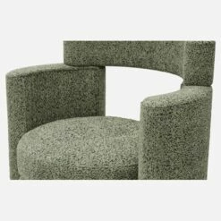 Habitat Fauteuil Et Repose-pieds En Tissu - Vert Jade - Design By Anthony Guerrée -meubles boutique fauteuil et repose pieds en tissu vert jade design by anthony guerree 13176481