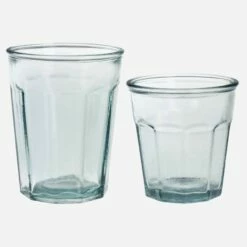 Habitat Gobelet En Verre Recyclé - Bleu Clair - 220 Ml -meubles boutique gobelet en verre recycle bleu clair 220 ml 1322611