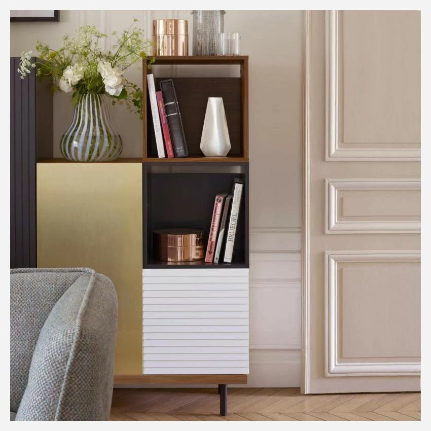 Habitat Grand Caisson De Rangement Modulaire à Lattes - Blanc - Design By James Patterson 4 Habitat Grand Caisson De Rangement Modulaire à Lattes - Blanc - Design By James Patterson – Image 4