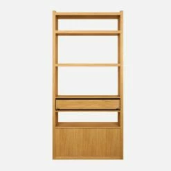 Habitat Grande Bibliothèque En Chêne -meubles boutique grande bibliotheque en chene 1221901