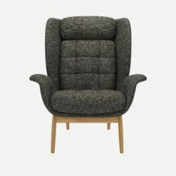 Habitat Fauteuil En Tissu Alba - Gris Nuage