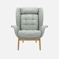 Habitat Fauteuil En Tissu Alba - Gris Brume -meubles boutique herve fauteuil alba gris 10272083 1