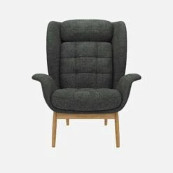 Habitat Fauteuil En Tissu Melina - Gris Ardoise -meubles boutique herve fauteuil melina anthracite 10272019 1