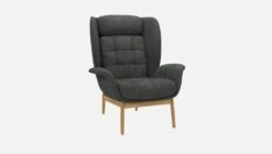 Habitat Fauteuil En Tissu Melina - Gris Ardoise -meubles boutique herve fauteuil melina anthracite 10272023 2