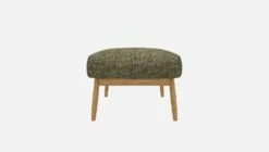 Habitat Repose-pieds En Tissu Alba - Vert Orage -meubles boutique herve repose p alba vert 10273297 2