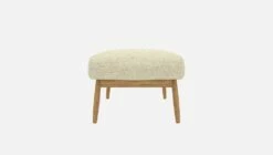 Habitat Repose-pieds En Tissu Venezia - Blanc Craie -meubles boutique herve repose p venezia beige 10273123 2