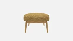 Habitat Repose-pieds En Tissu Venezia - Jaune épice -meubles boutique herve repose p venezia moutarde 10273115 2