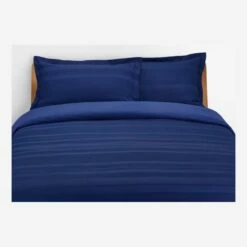 Habitat Housse De Couette En Coton égyptien - 140 X 200 Cm - Bleu 8 Habitat Housse De Couette En Coton égyptien - 140 X 200 Cm - Bleu -meubles boutique housse de couette 140x200 bleue 1086053 1