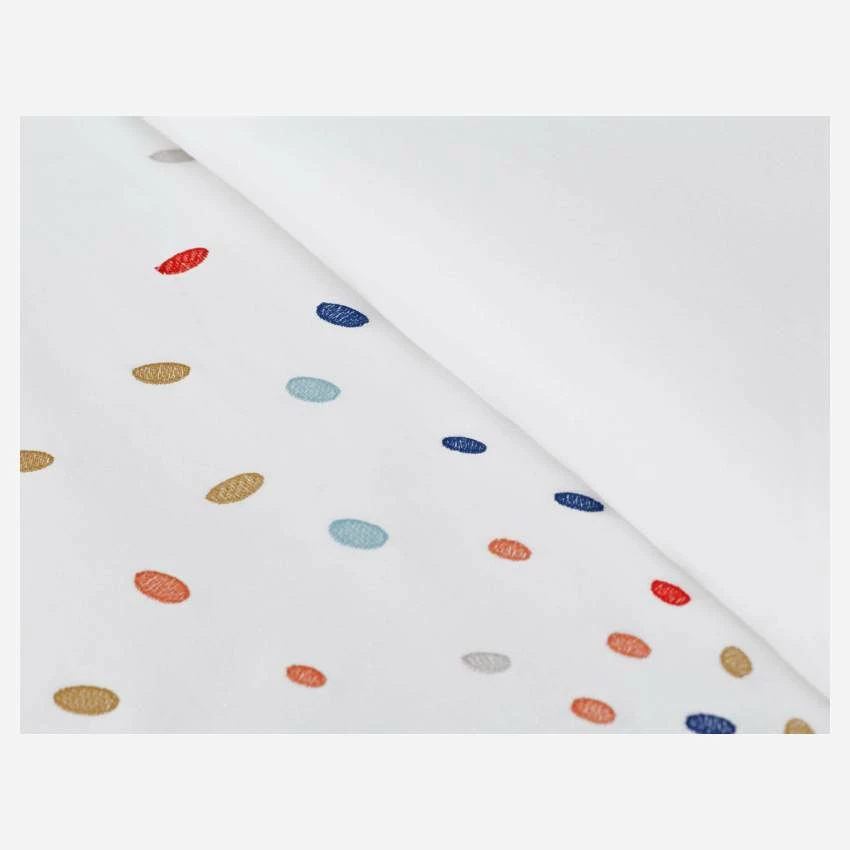 Housse De Couette En Coton - 240 X 260 Cm - Blanc - Design By Studio Habitat 5 Housse De Couette En Coton - 240 X 260 Cm - Blanc - Design By Studio Habitat – Image 5