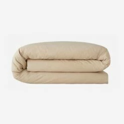 Habitat Housse De Couette En Coton - 200 X 200 Cm - Beige -meubles boutique housse de couette en coton 200 x 200 cm beige 2558459 1