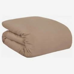 Habitat Housse De Couette En Satin De Coton - 200 X 200 Cm - Taupe