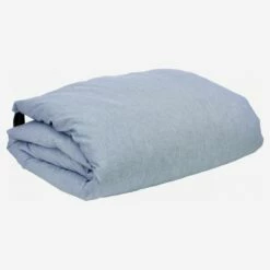 Habitat Housse De Couette En Coton - 220 X 240 Cm - Bleu -meubles boutique housse de couette en coton 220 x 240 cm bleu 1092611