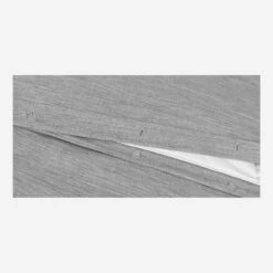 Habitat Housse De Couette En Coton - 240 X 260 Cm - Gris -meubles boutique housse de couette en coton 240 x 260 cm gris 1200105 1