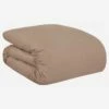 Habitat Housse De Couette En Satin De Coton - 240 X 260 Cm - Taupe