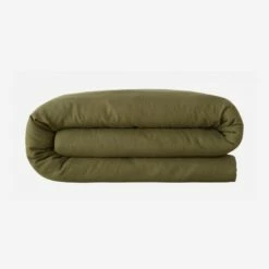 Habitat Housse De Couette En Lin - 240 X 260 Cm - Vert Kaki 9 Habitat Housse De Couette En Lin - 240 X 260 Cm - Vert Kaki -meubles boutique housse de couette en lin 240 x 260 cm kaki 2558917 1