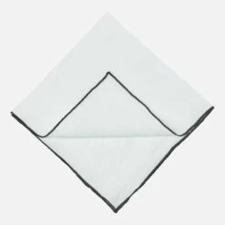 Habitat Lot De 2 Serviettes De Table En Lin - 45 X 45 Cm - Blanc -meubles boutique linen s 2 serviette table lin white 1314313 1