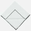 Habitat Lot De 2 Serviettes De Table En Lin - 45 X 45 Cm - Blanc
