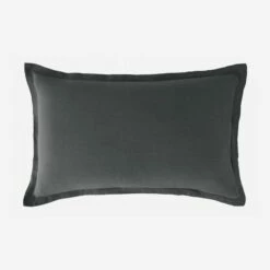 Habitat Taie D'oreiller En Lin - 50 X 80 Cm - Gris -meubles boutique linen taie oreiller grise lin 50x80 8546283 1