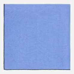 Habitat Lot De 2 Serviettes De Table En Lin - 45 X 45 Cm - Bleu électrique -meubles boutique lot de 2 serviettes de table en lin 45 x 45 cm bleu electrique 2421509 1