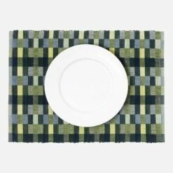 Habitat Lot De 2 Sets De Table - 35 X 50 Cm - Vert -meubles boutique lot de 2 sets de table 35 x 50 cm vert 1328399 1