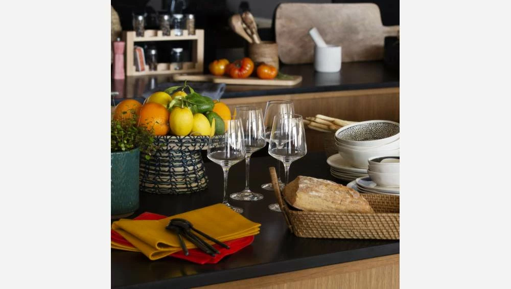 Habitat Lot De 3 Torchons (50x70cm) En Coton Rouge 6 Habitat Lot De 3 Torchons (50x70cm) En Coton Rouge – Image 6